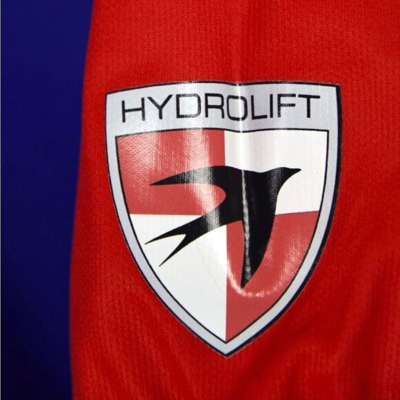 Men’s Dryfit Workout Jersey - Cycling Jersey - Size XL - Blue / Red - NWT - Picture 7 of 8